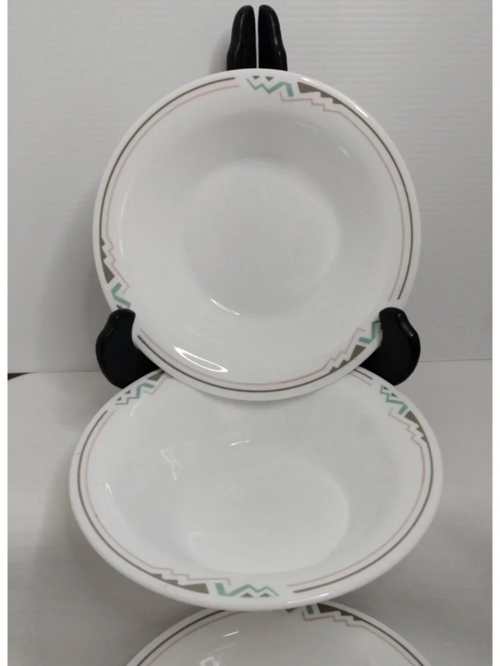 Comcor by Corning Corelle Brown Band Set of 4  Bowl 6